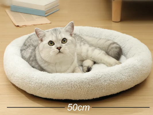 Calming Pet Bed Nest | Soft & Cozy for Dogs & Cats
