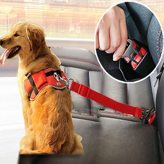 Adjustable Dog Car Seat Belt | Safety Leash