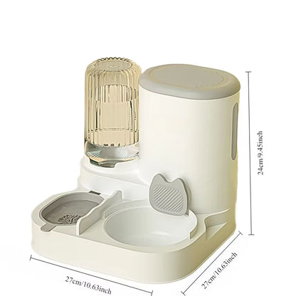 2-in-1 Pet Feeder & Water Dispenser