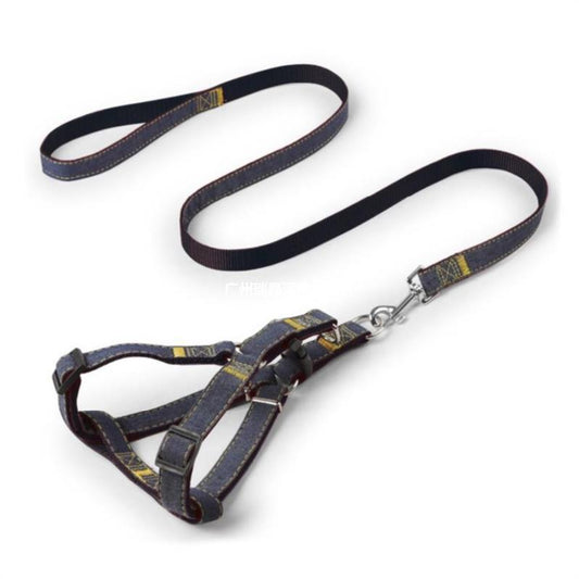 Denim Dog Leash | Stylish & Durable