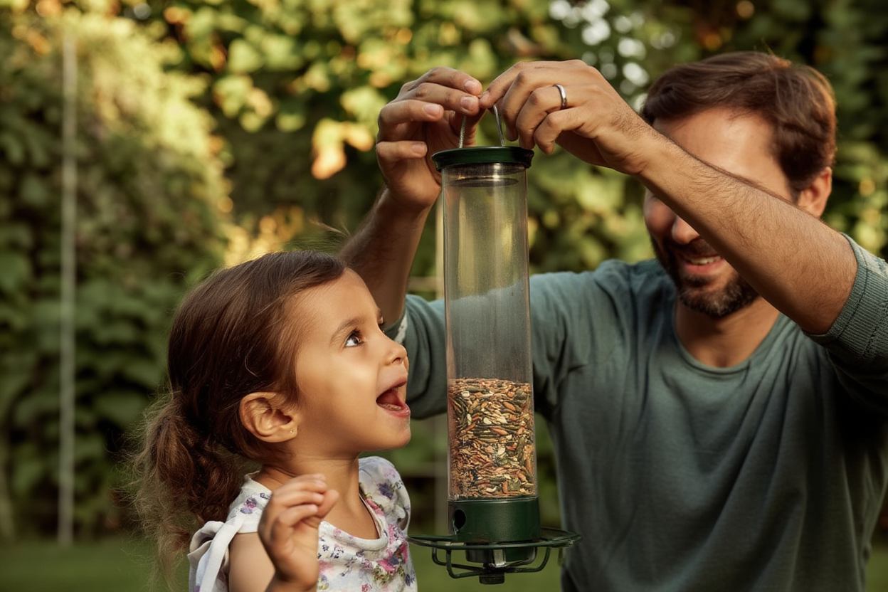Squirrel Proof Bird Feeder | Hanging Outdoor