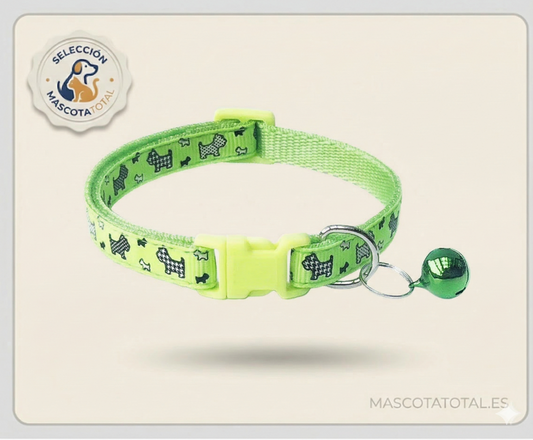 Collar para mascotas con campanilla