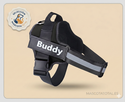 Arnés Antitirones Personalizado para Perro Reflectante y Ajustable