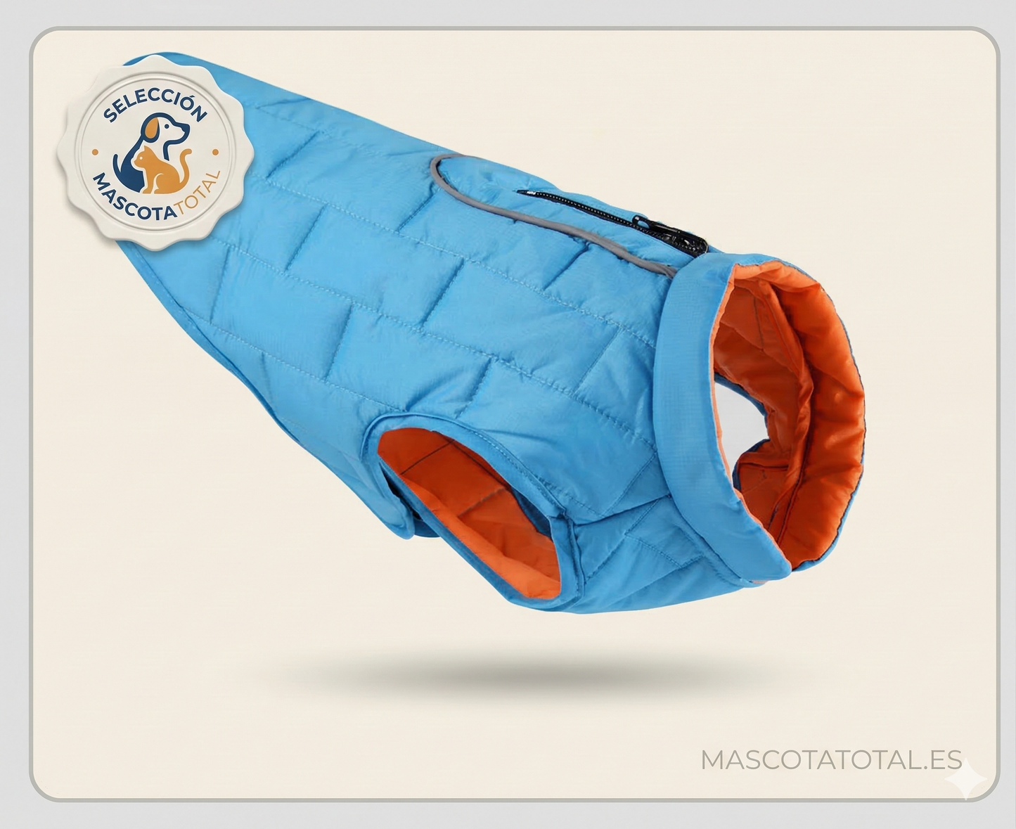 Abrigo impermeable para perros