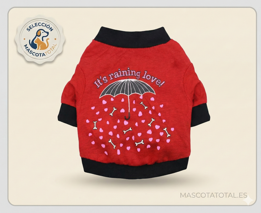 Camiseta estampada para perros pequeños