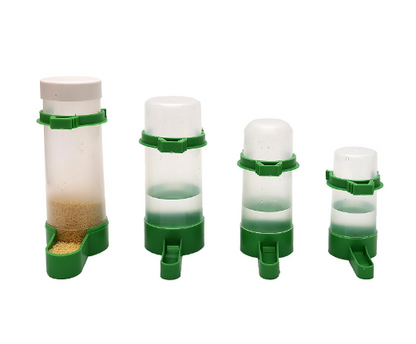 Bebedero y Comedero para Pájaros Antigoteo para Jaula